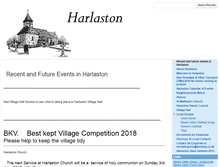 Tablet Screenshot of harlaston.org.uk